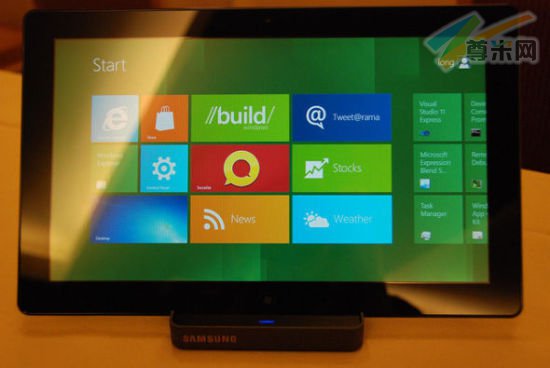 搭载Windows 8的三星平板电脑