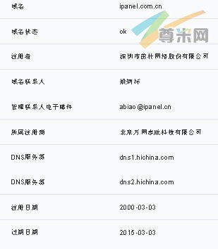   图：域名whois