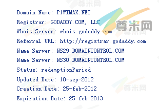 域名p1wimax.net的whois信息