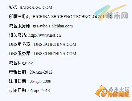 图：whois信息